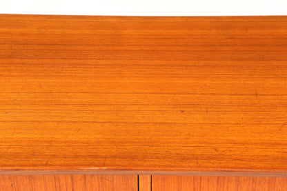 Simple Mid Century Highboard Vintage Sideboard Danish Design Teak Wood Chest of Drawers 60s