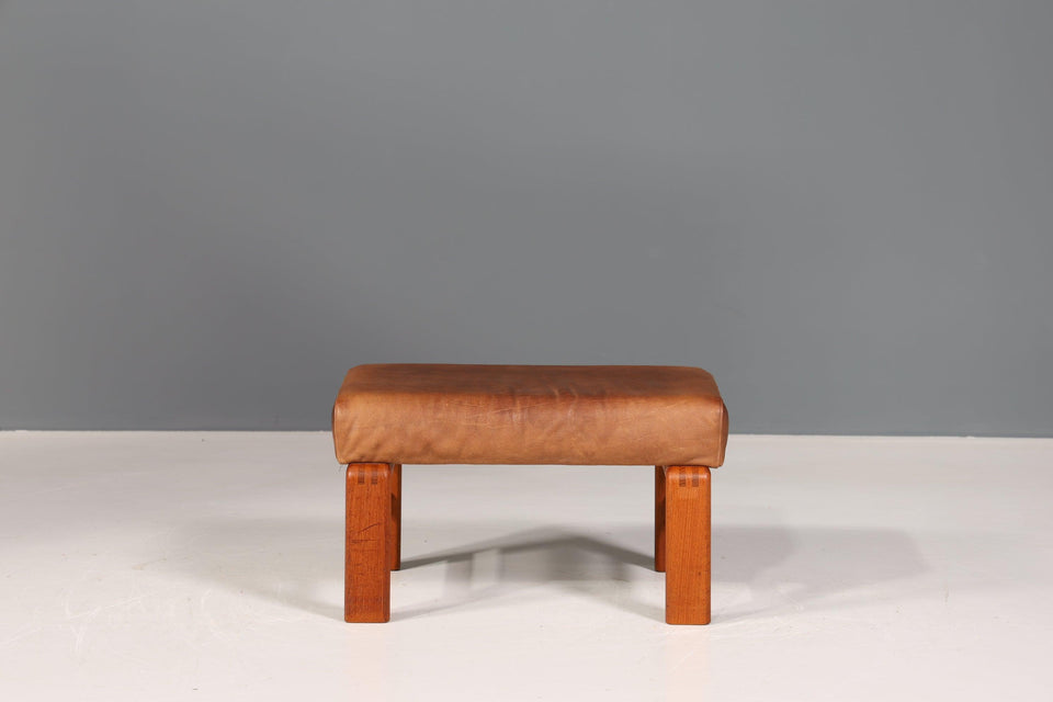 Beautiful Danish Design Teak Wood Stool Mid Century