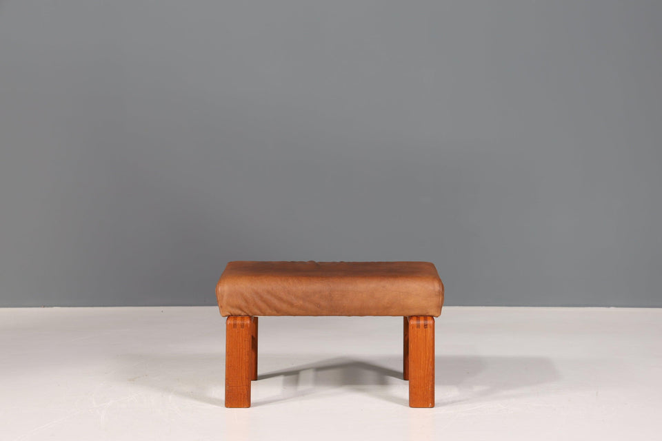 Beautiful Danish Design Teak Wood Stool Mid Century