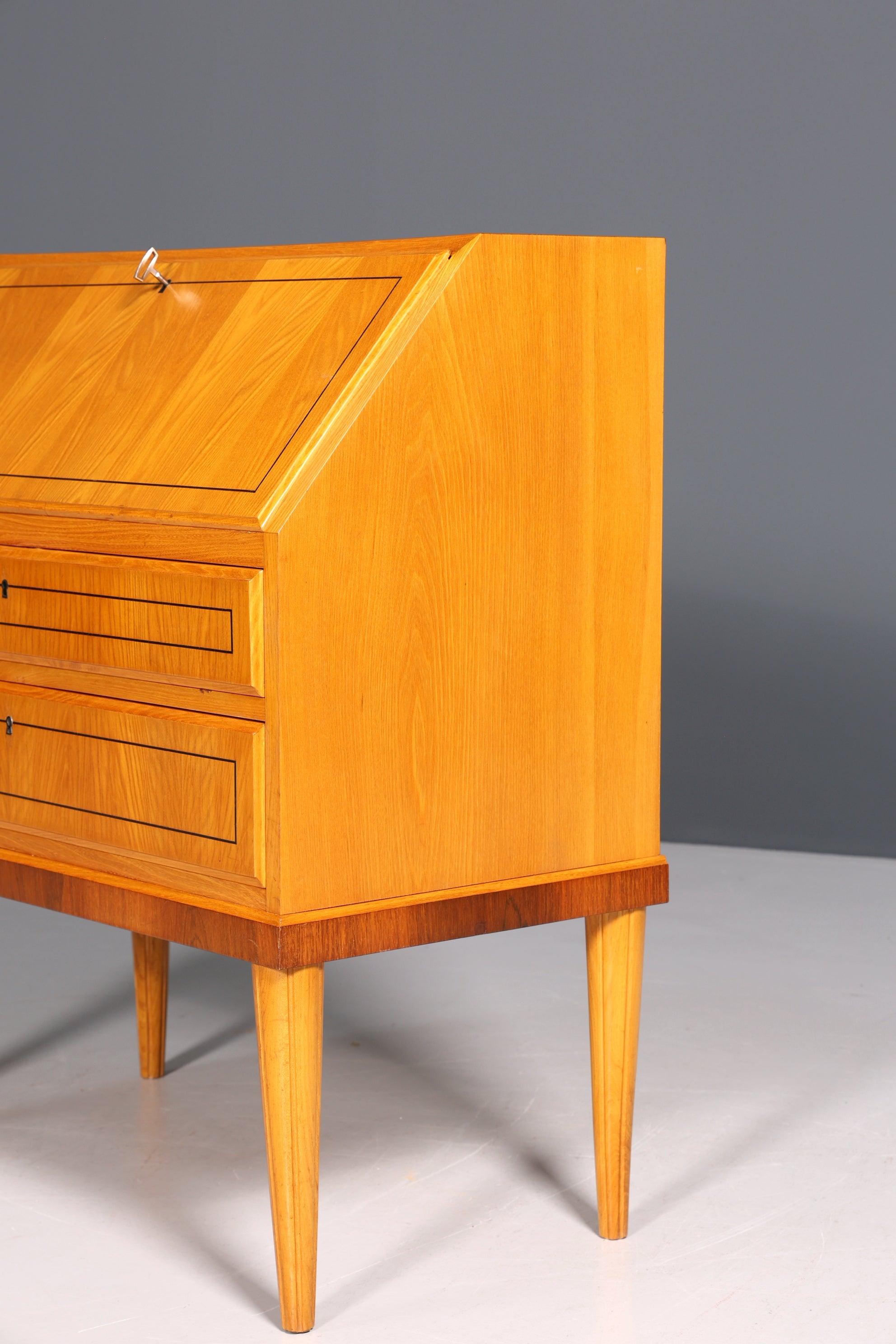 Beautiful Mid Century Secretary Office Chest of Drawers Office Desk Writing Desk Secretary Desk