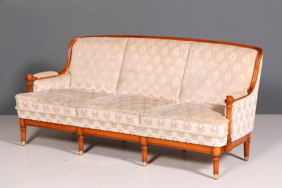 Wunderschönes Original "Warrings" Sofa Chippendale 3- Sitzer Couch Antik Stil Polstersofa Canapé