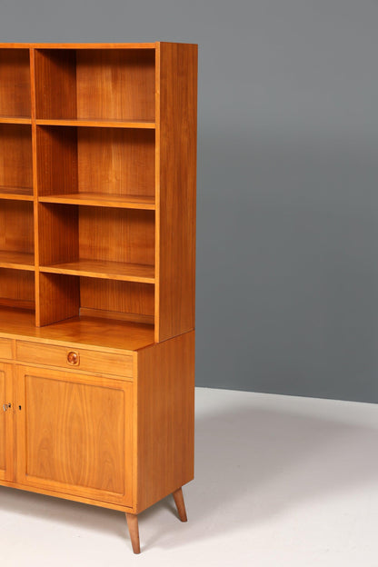 Fantastic Mid Century shelf &quot;Made in Denmark&quot; real wood cabinet Danish design retro chest of drawers vintage bookcase 60s