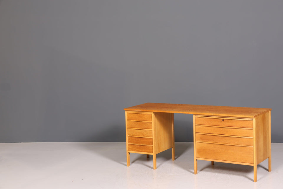 Beautiful Mid Century Desk Danish Design Real Wood Office Desk