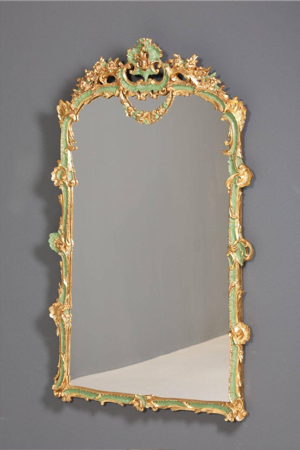 Dreamlike splendor Baroque style wall mirror ornaments Mint Gold Mirror Hallway Mirror Mirror