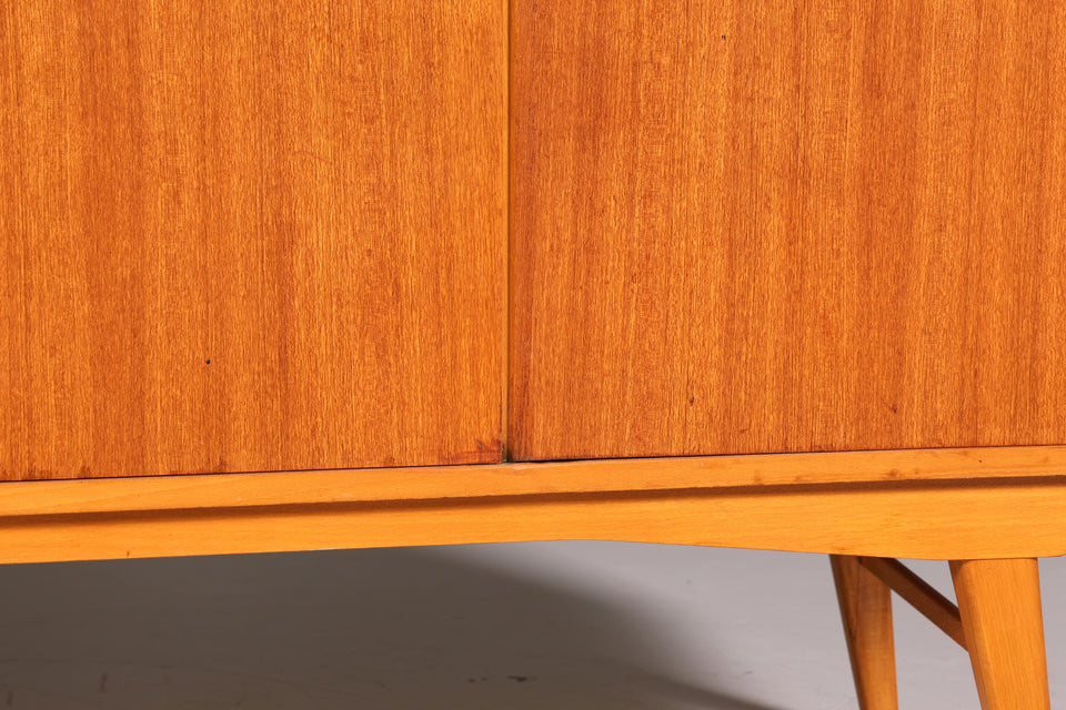 Wunderschönes Mid Century Highboard Sideboard Vintage Schrank 60er Jahre Büro Kommode Aktenschrank