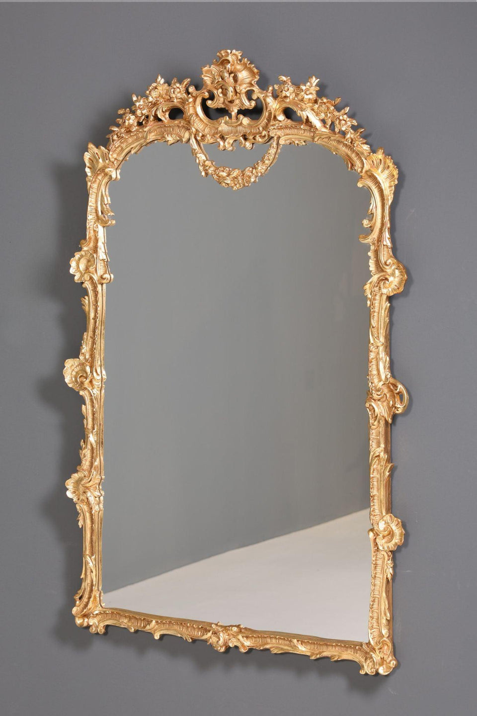 Dreamlike splendor baroque style wall mirror ornaments gold mirror hall mirror mirror