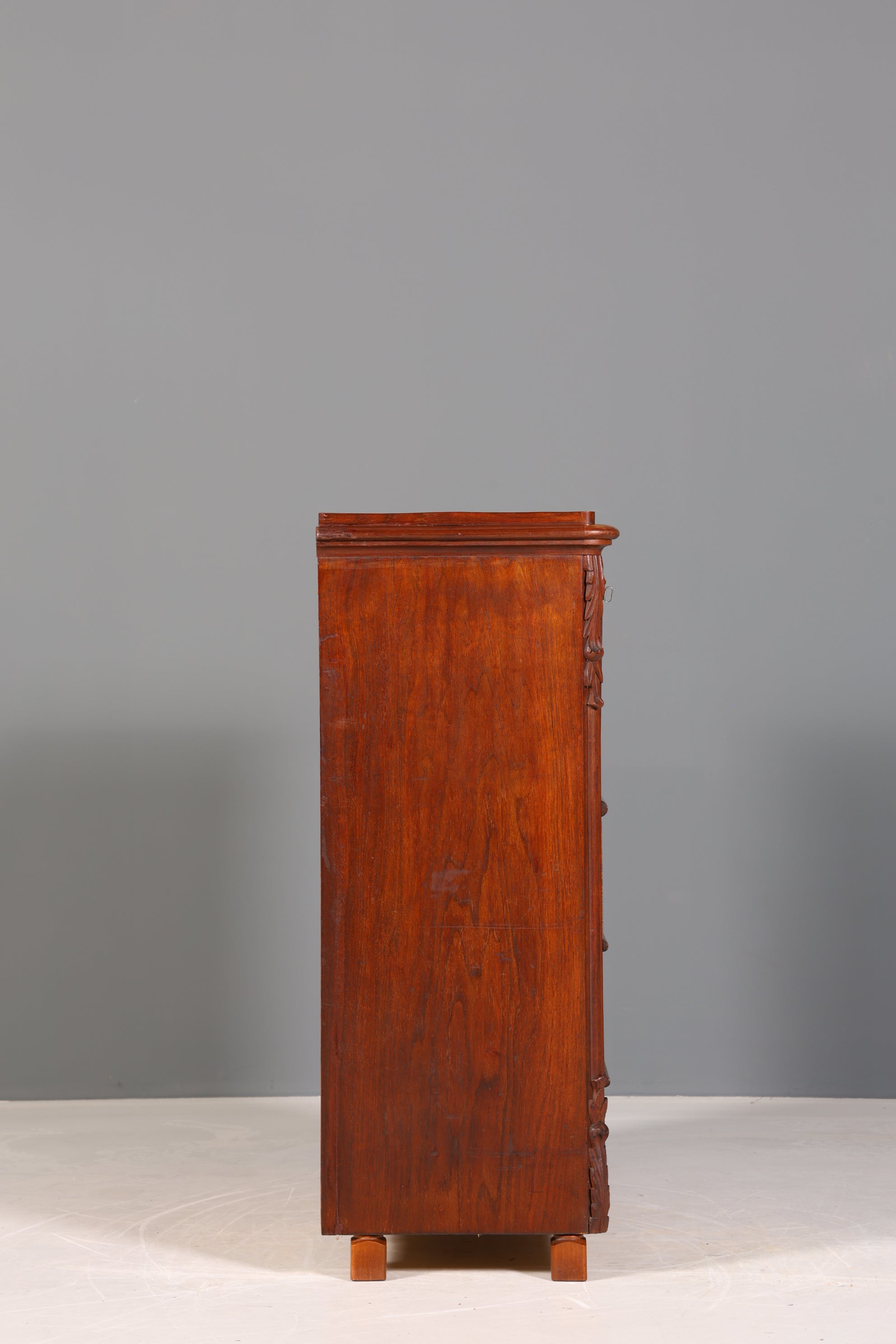 Stylish Louis Philippe Secretary Vertiko Wilhelminian style chest of drawers around 1880 desk