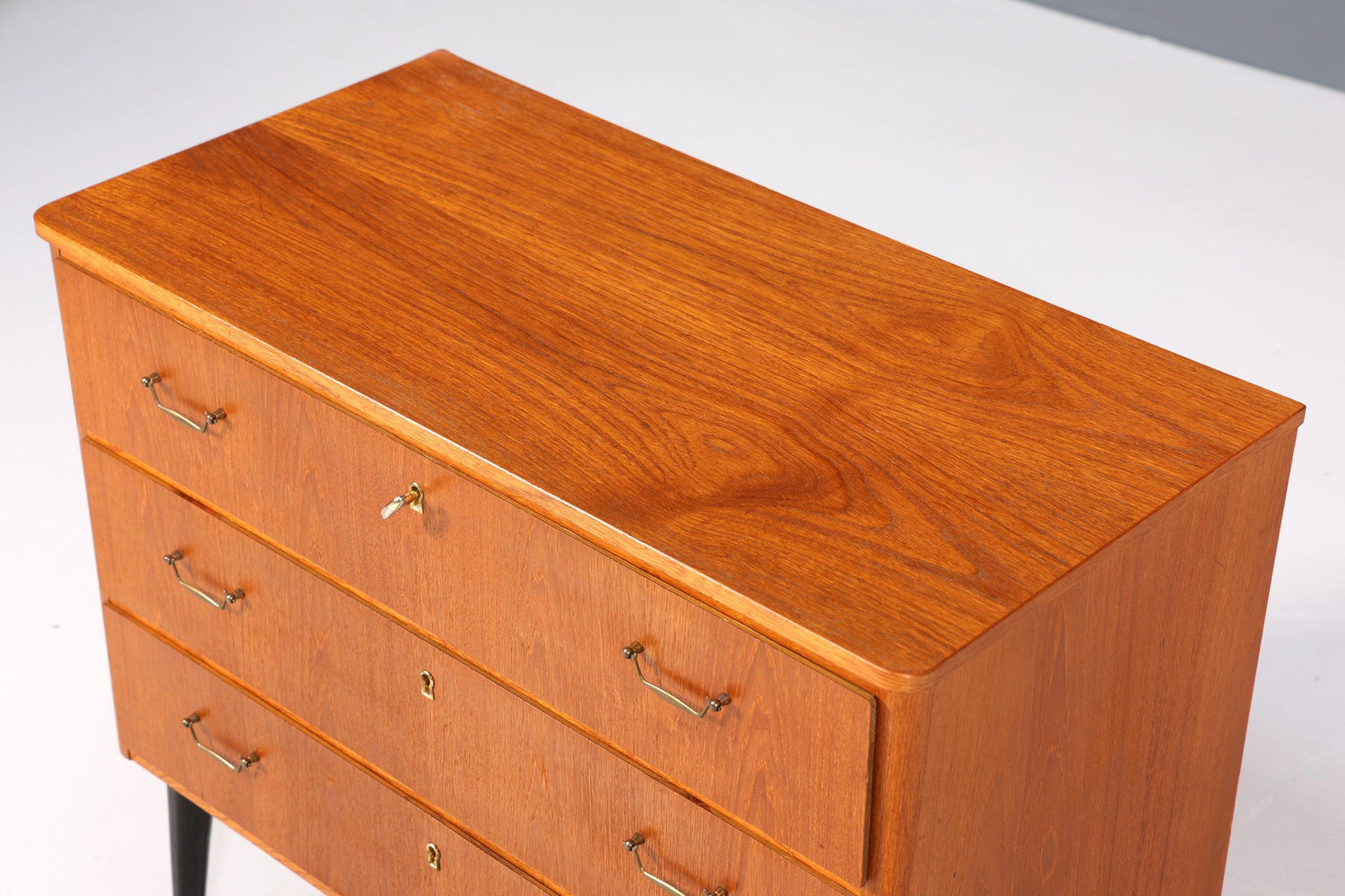 Simple Mid Century Chest of Drawers &quot;Made in Sweden&quot; Teak Wood Chest of Drawers Hallway Chest of Drawers