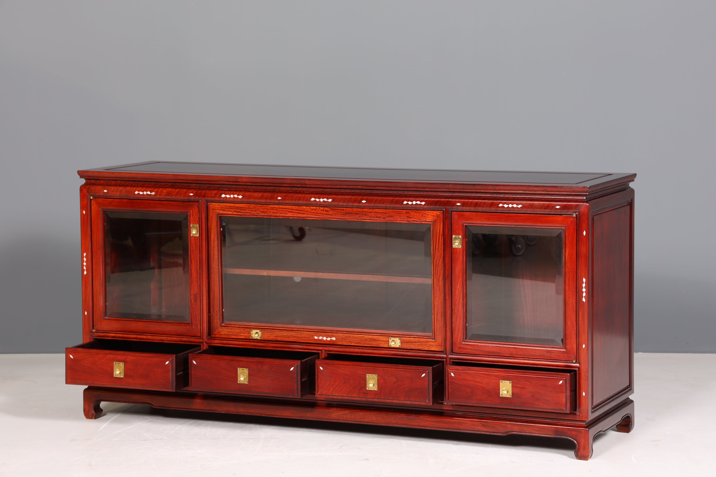 Rare Chinese sideboard display cabinet chest of drawers China Asia TV Hifi cabinet buffet sideboard