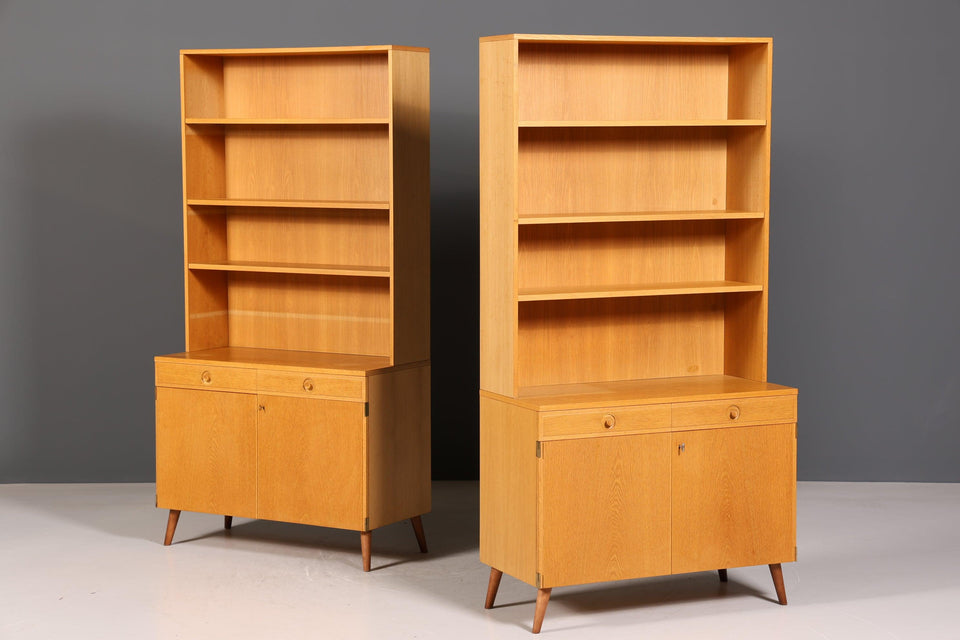 Original Bodafors "Bertil Fridhagen" shelf real wood cupboard bookcase chest of drawers bookcase 60s 2 of 2