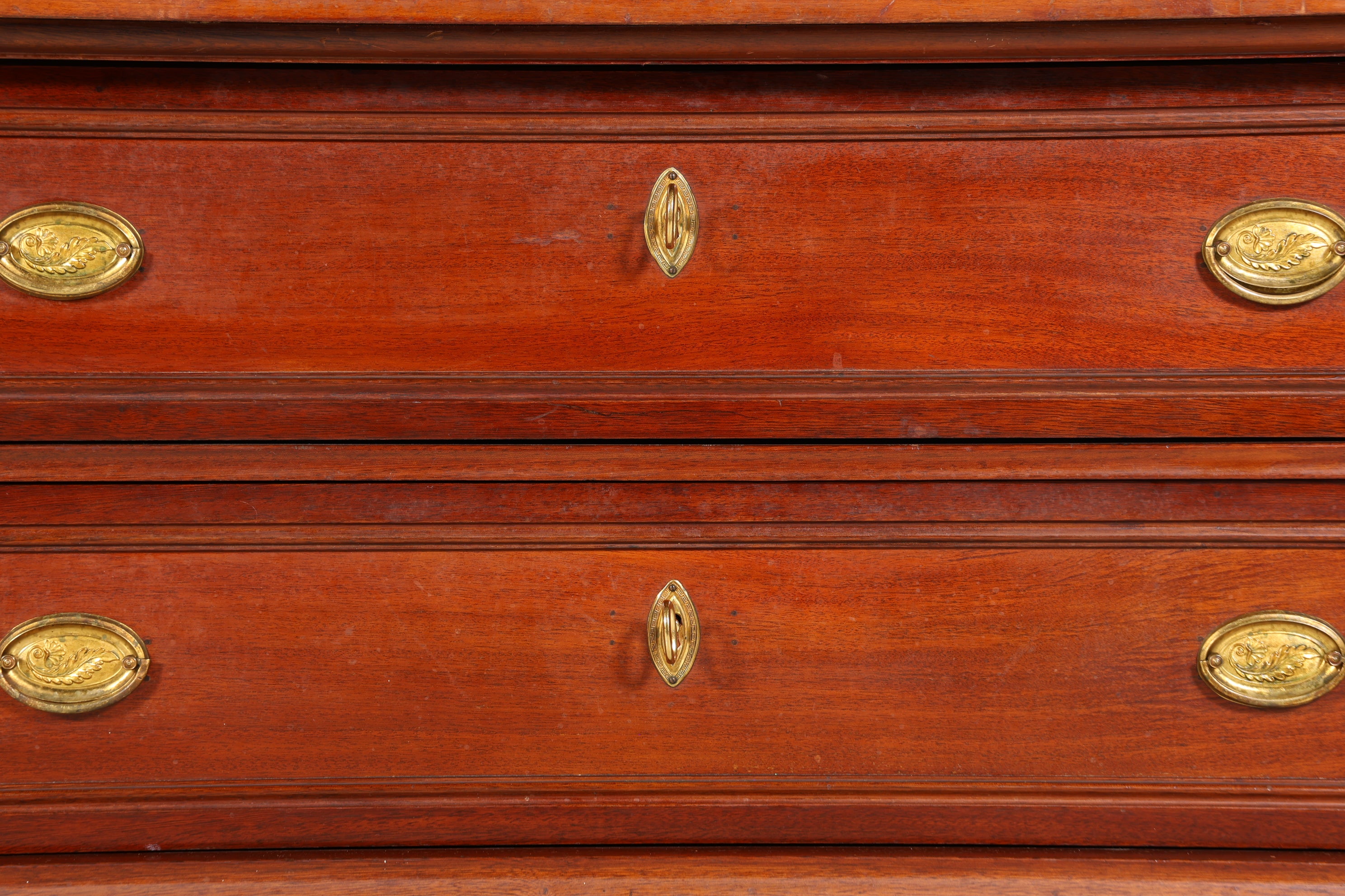 Beautiful English chest of drawers real wood Empire sideboard antique chest of drawers