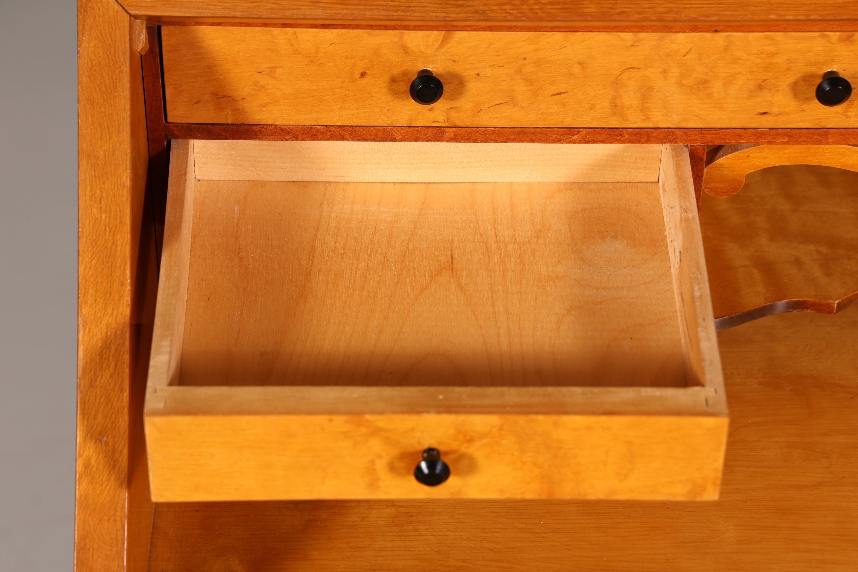 Beautiful secretary around 1930 office chest of drawers cherry wood secretary desk chest of drawers