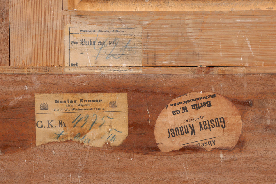 Traumhafte Jugendstil Vitrine echt Holz Bücherschrank Antik Küchenschrank Anrichte