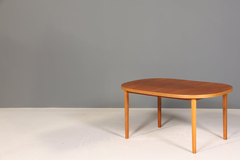 Stilvoller Mid Century Tisch "Örnen" Esstisch echt Holz Küchentisch ausziehbarer Tisch