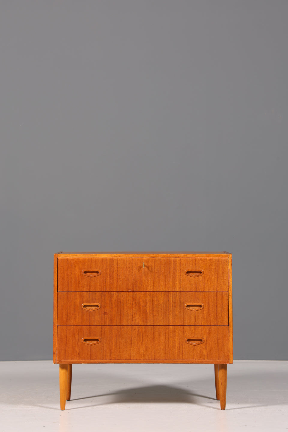 Mid Century Kommode "Made in Denmark" Teak Holz Sideboard Wäschekommode echt Holz Schubladenkommode