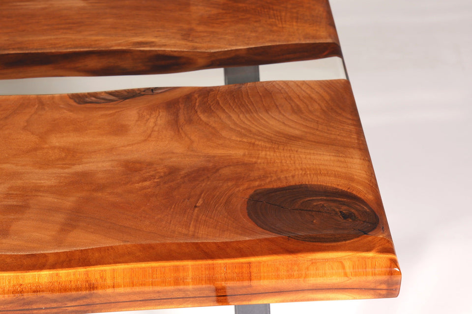 Dreamy epoxy resin table 160-90cm walnut dining room table epoxy kitchen table