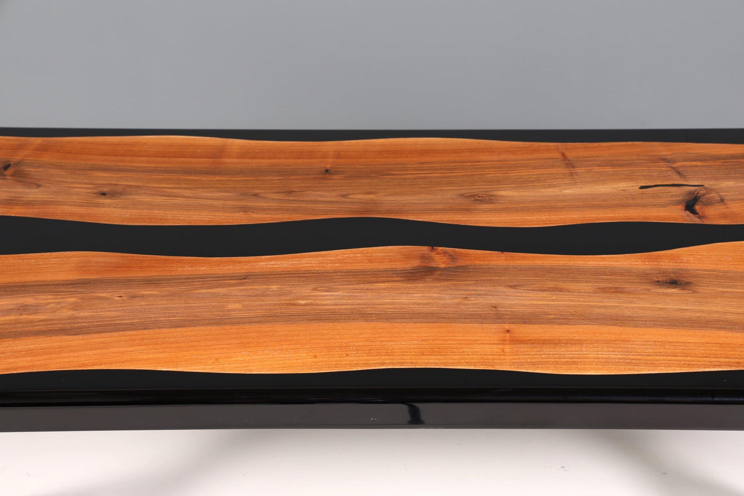 Beautiful epoxy resin table 220-90 cm Epoxy Black Walnut Dining Table