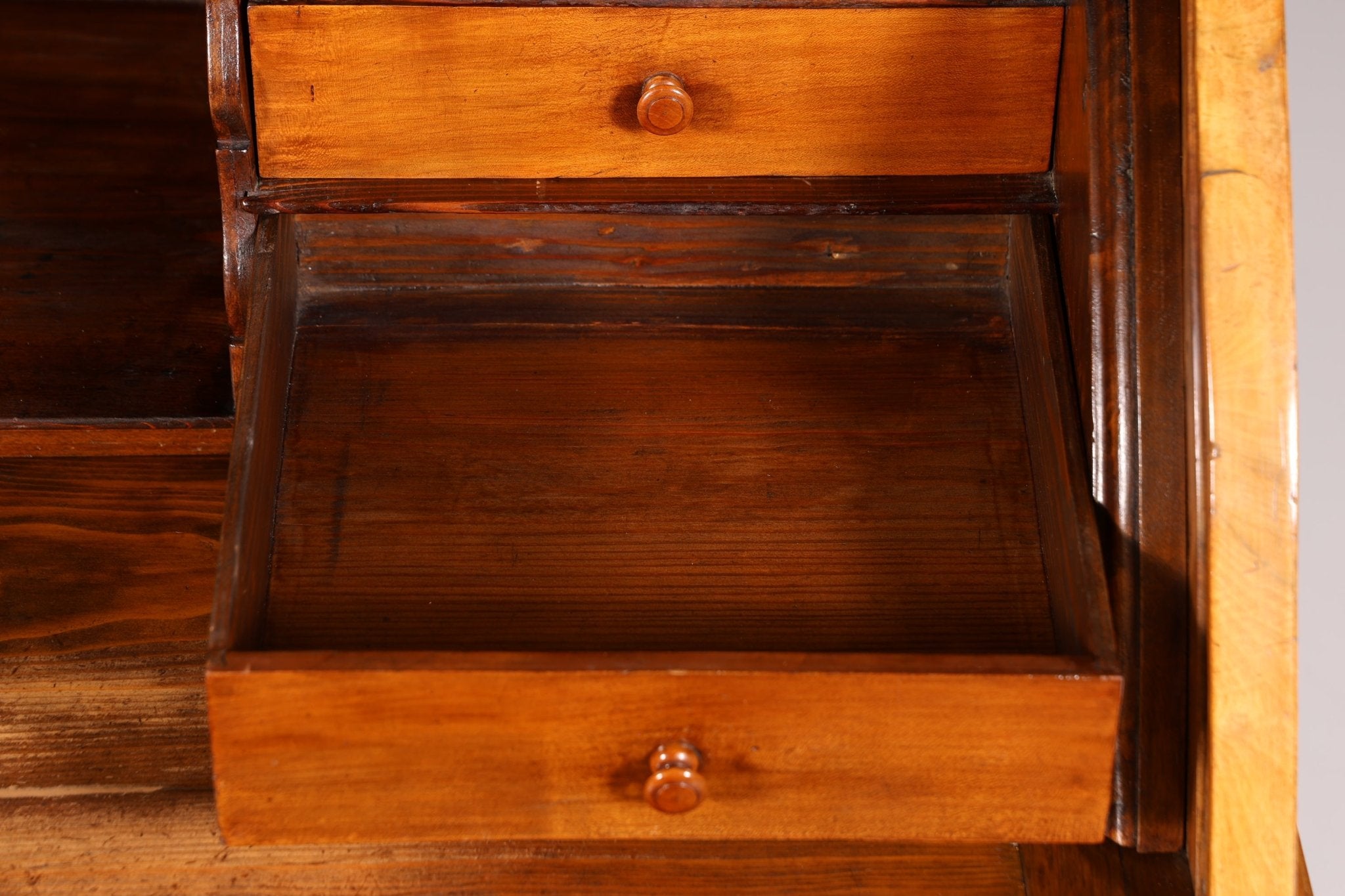 Impressive Biedermeier Secretary Louis Seize Chest of Drawers around 1810 Writing Desk Office Cabinet