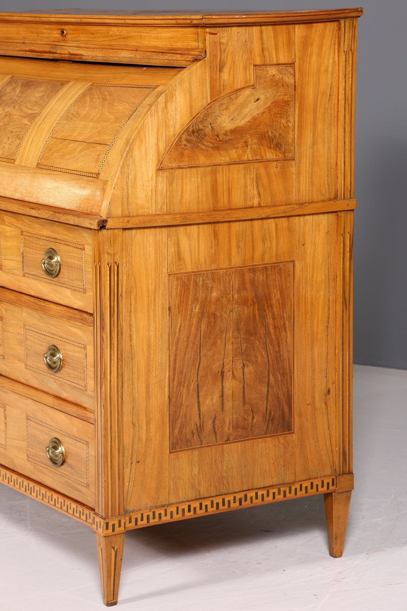 Impressive Biedermeier Secretary Louis Seize Chest of Drawers around 1810 Writing Desk Office Cabinet