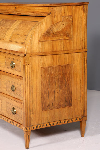 Impressive Biedermeier Secretary Louis Seize Chest of Drawers around 1810 Writing Desk Office Cabinet