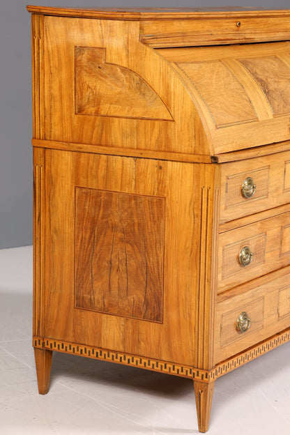 Impressive Biedermeier Secretary Louis Seize Chest of Drawers around 1810 Writing Desk Office Cabinet