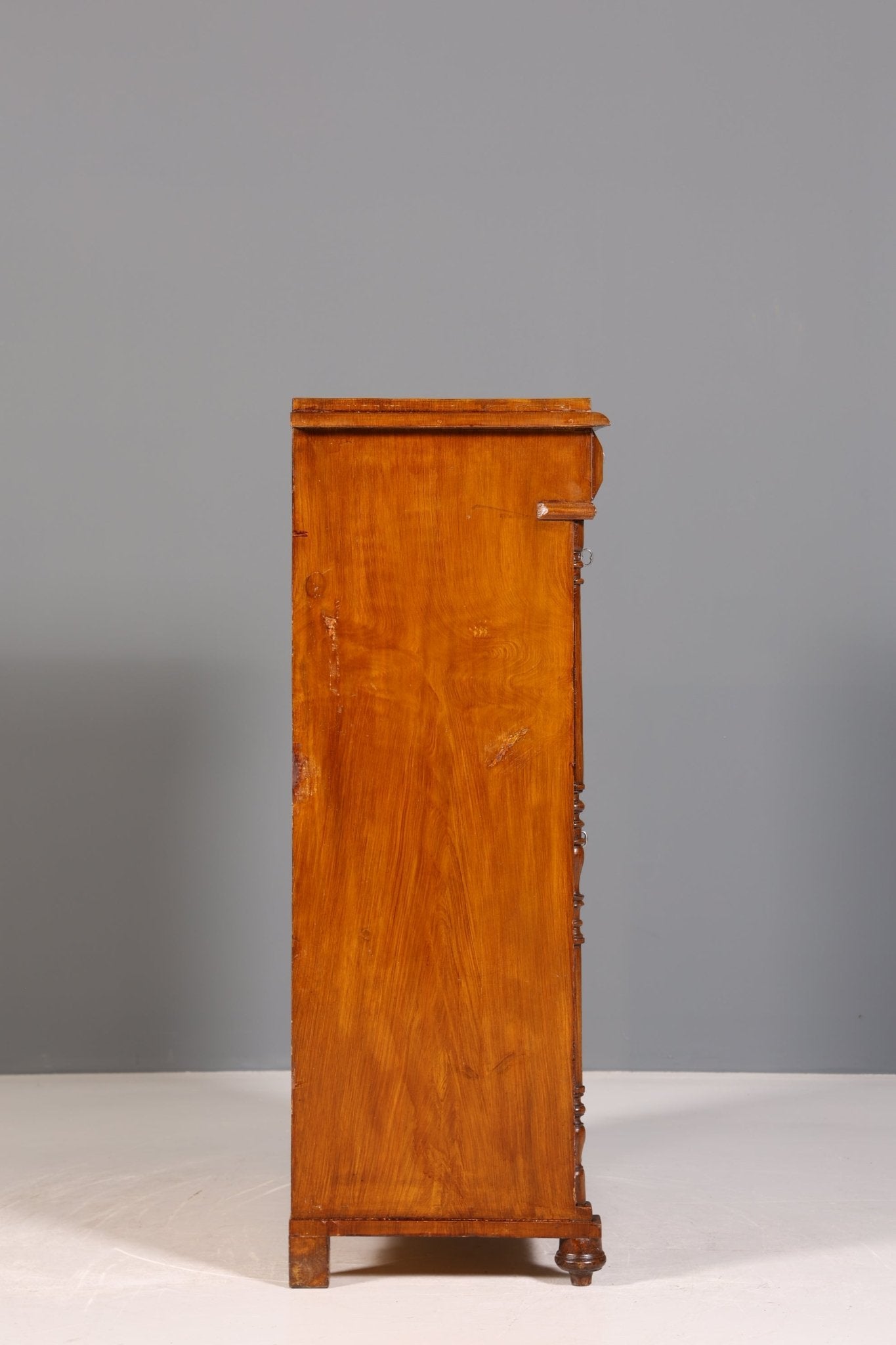 Edler Gründerzeit Sekretär Vertiko Highboard Louis Philippe Kommode um 1880