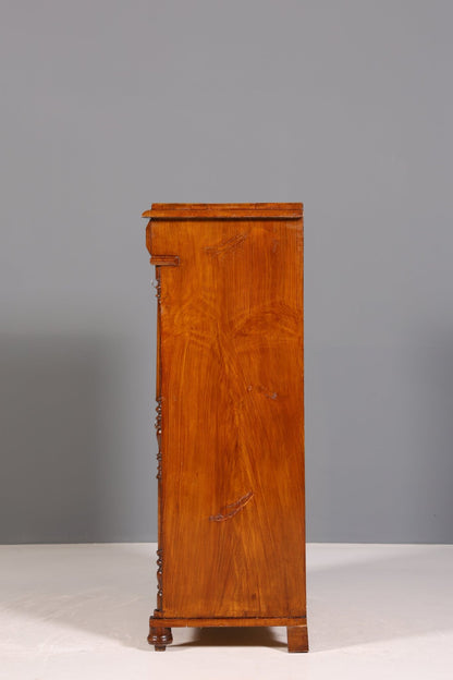 Edler Gründerzeit Sekretär Vertiko Highboard Louis Philippe Kommode um 1880