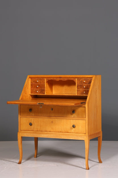 Secretary in Biedermeier style around 1930 writing furniture real wood chest of drawers desk