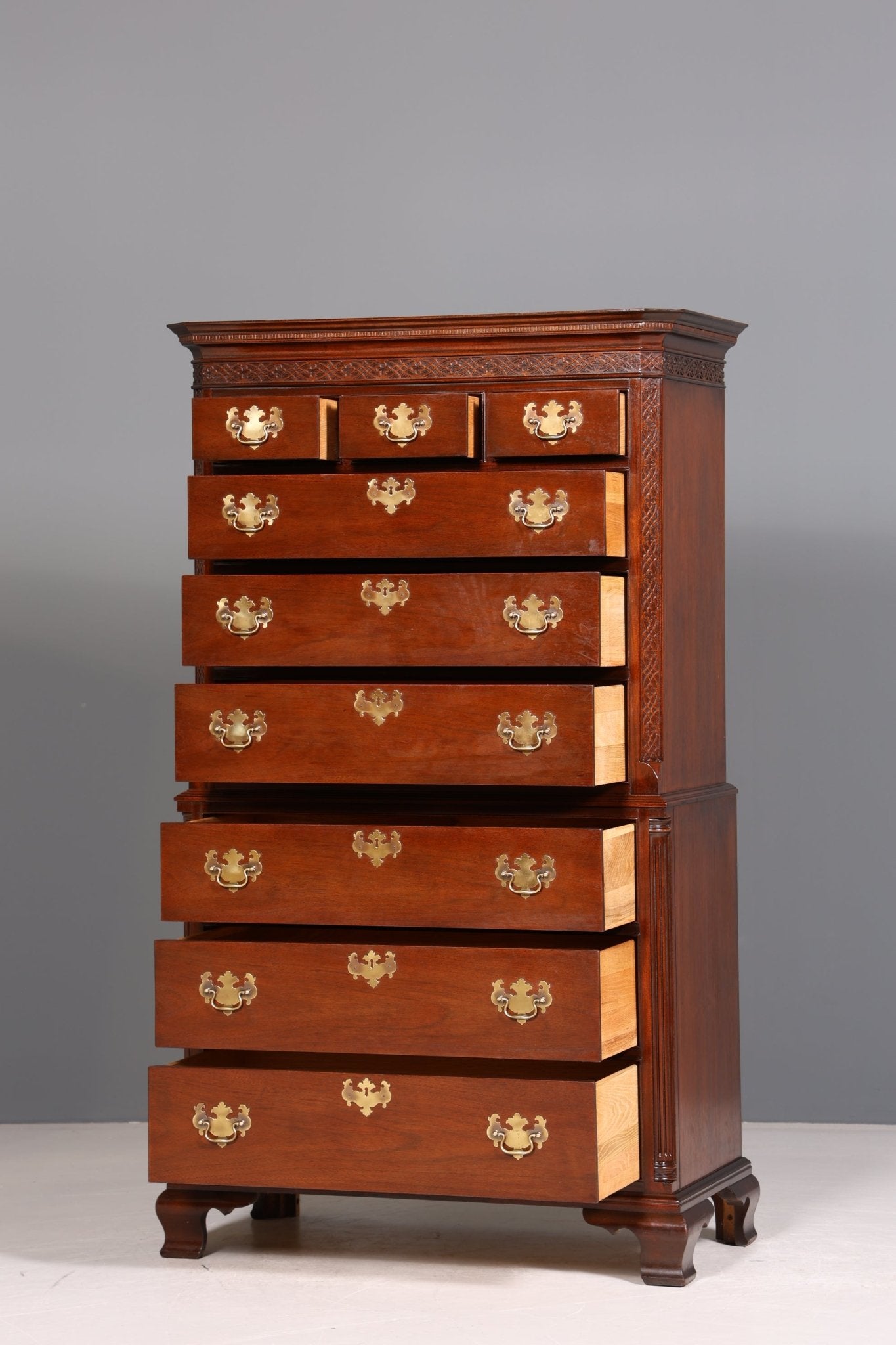 Stylish chest of drawers from the brand American Masterpiece Collection by Hickory Antique Style USA Highboard Vertiko Chest of Drawers