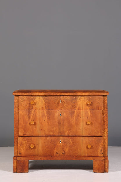 Stylish Original Biedermeier Chest of Drawers Antique around 1880 Sideboard