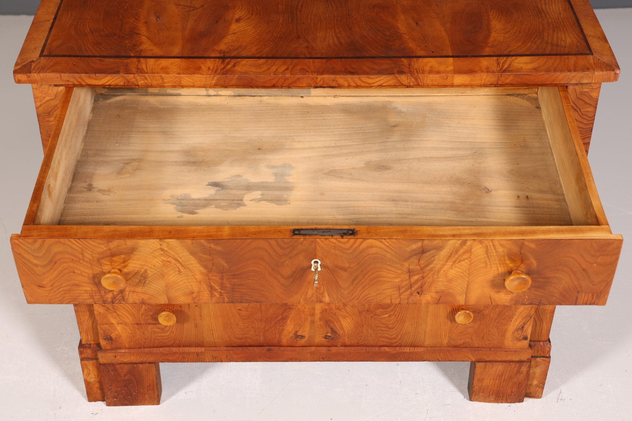 Stylish Original Biedermeier Chest of Drawers Antique around 1880 Sideboard