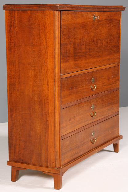 Stylish Biedermeier secretary Art Nouveau Vertiko antique chest of drawers writing chest