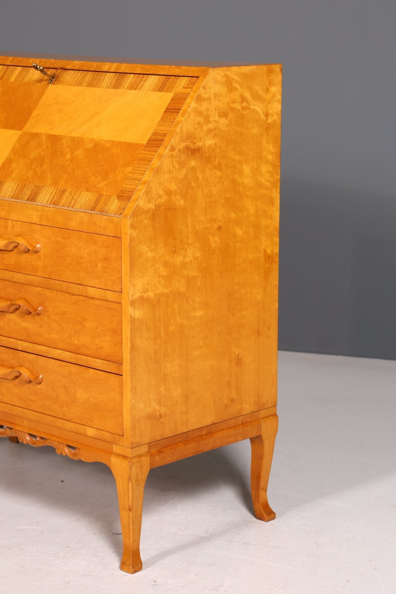 Stylish secretary around 1930 office chest of drawers real wood secretary desk chest of drawers