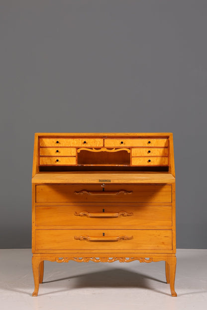 Stylish secretary around 1930 office chest of drawers cherry wood secretary desk chest of drawers