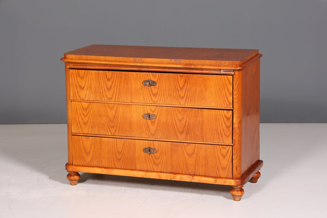 Fantastic Biedermeier chest of drawers antique cabinet softwood chest of drawers