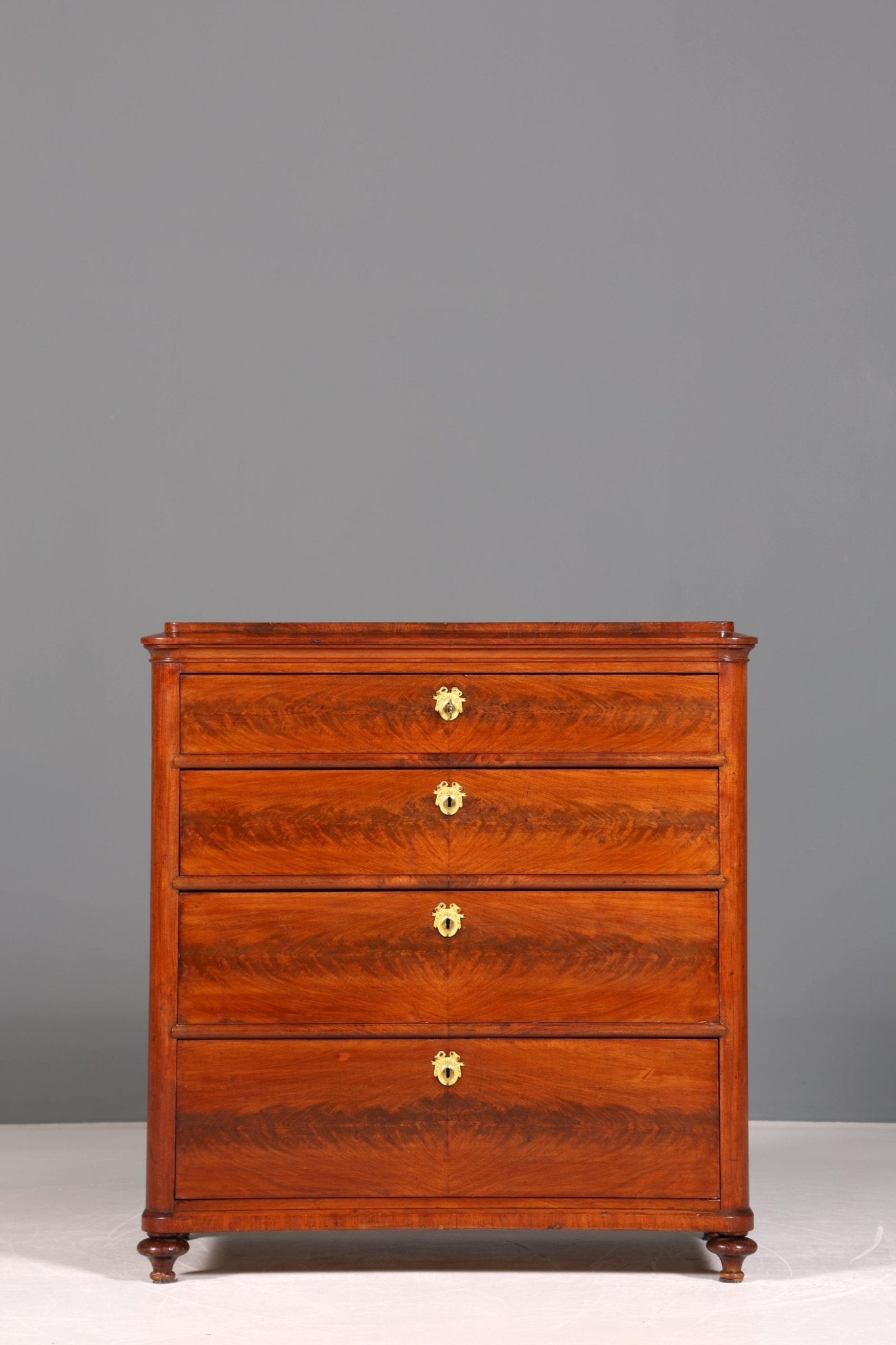 Fantastic Louis Philippe chest of drawers Biedermeier antique cabinet chest of drawers around 1880