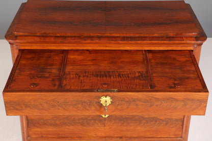 Fantastic Louis Philippe chest of drawers Biedermeier antique cabinet chest of drawers around 1880