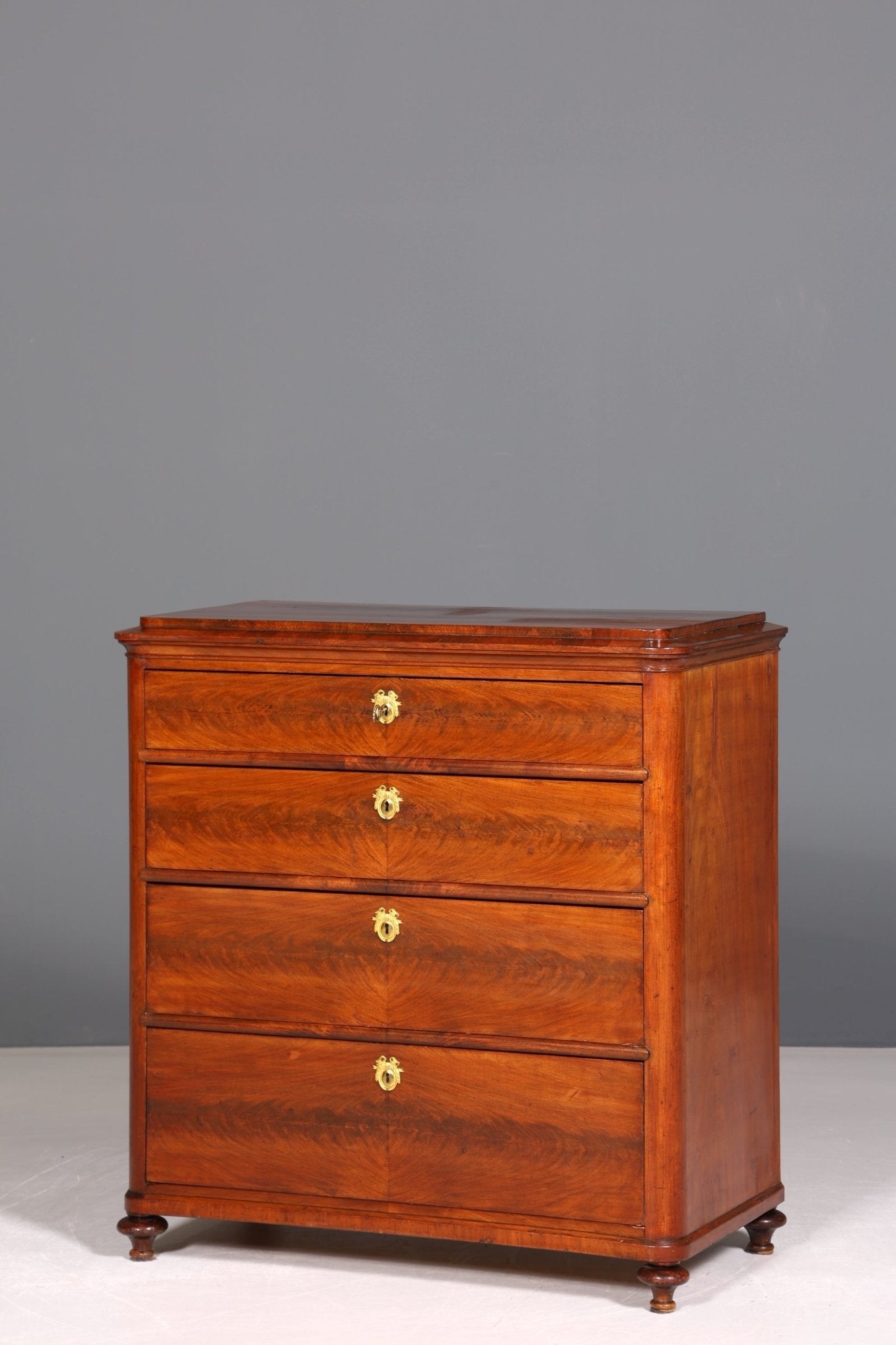 Fantastic Louis Philippe chest of drawers Biedermeier antique cabinet chest of drawers around 1880