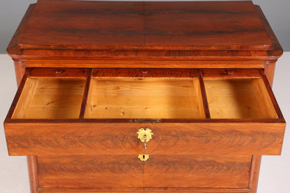 Fantastic Louis Philippe chest of drawers Biedermeier antique cabinet chest of drawers around 1880