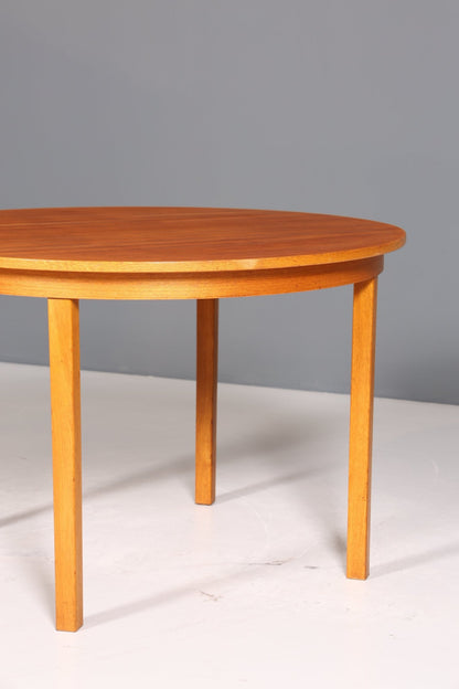 Dreamy Mid Century dining table real wood Danish design table extendable kitchen table 60s table