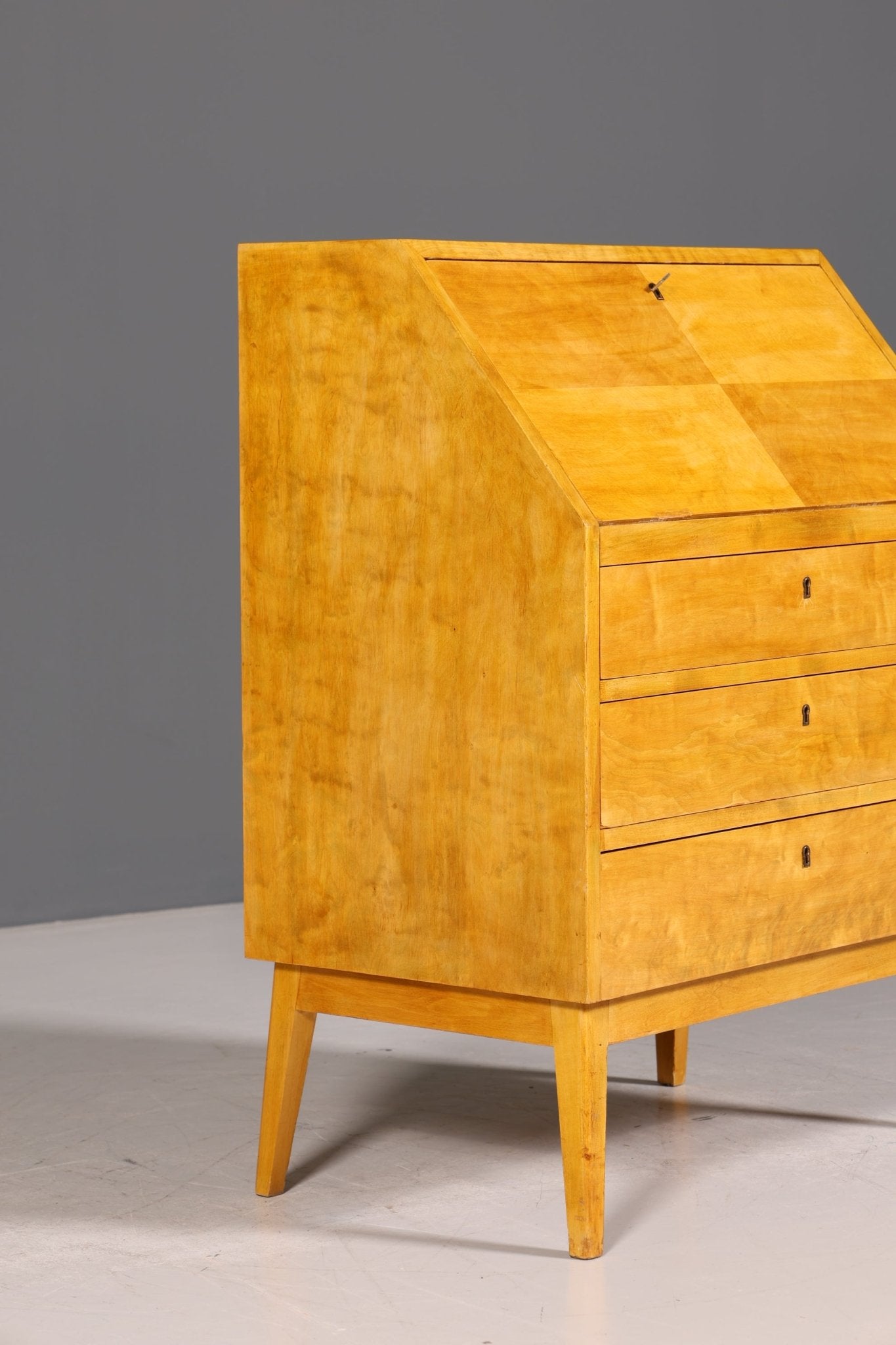 Traumhafter Sekretär im Biedermeier Stil um 1930 Schreibmöbel echt Holz Kommode