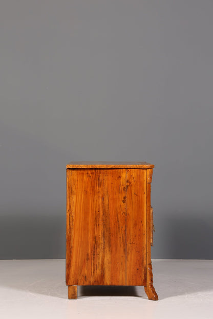 Wunderschöne Antik Kommode um 1920 Wurzelholz Sideboard Schubladenkommode