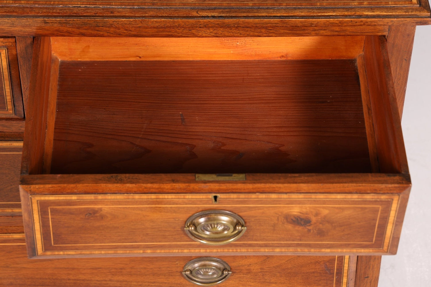 Beautiful English antique chest of drawers real wood sideboard chest of drawers