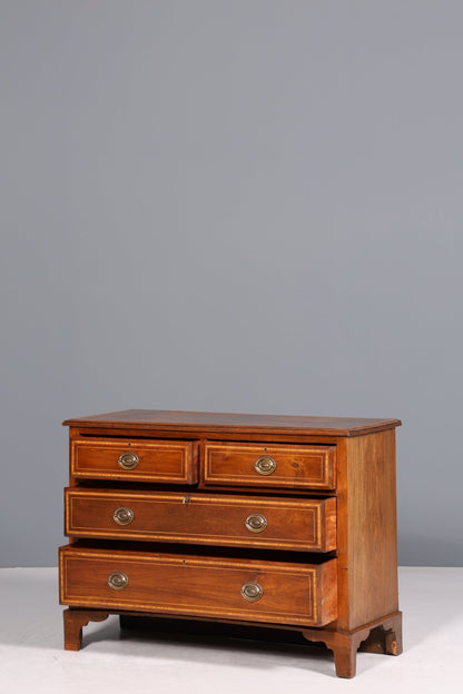 Beautiful English antique chest of drawers real wood sideboard chest of drawers