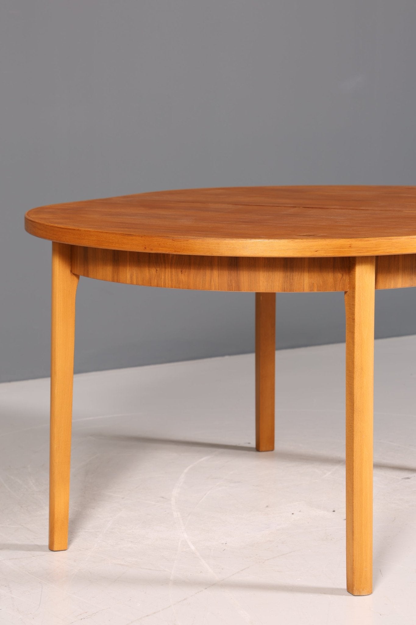 Wunderschöner Mid Century Esstisch echt Holz Danish Design Tisch ausziehbarer Küchentisch 60er Jahre Tisch