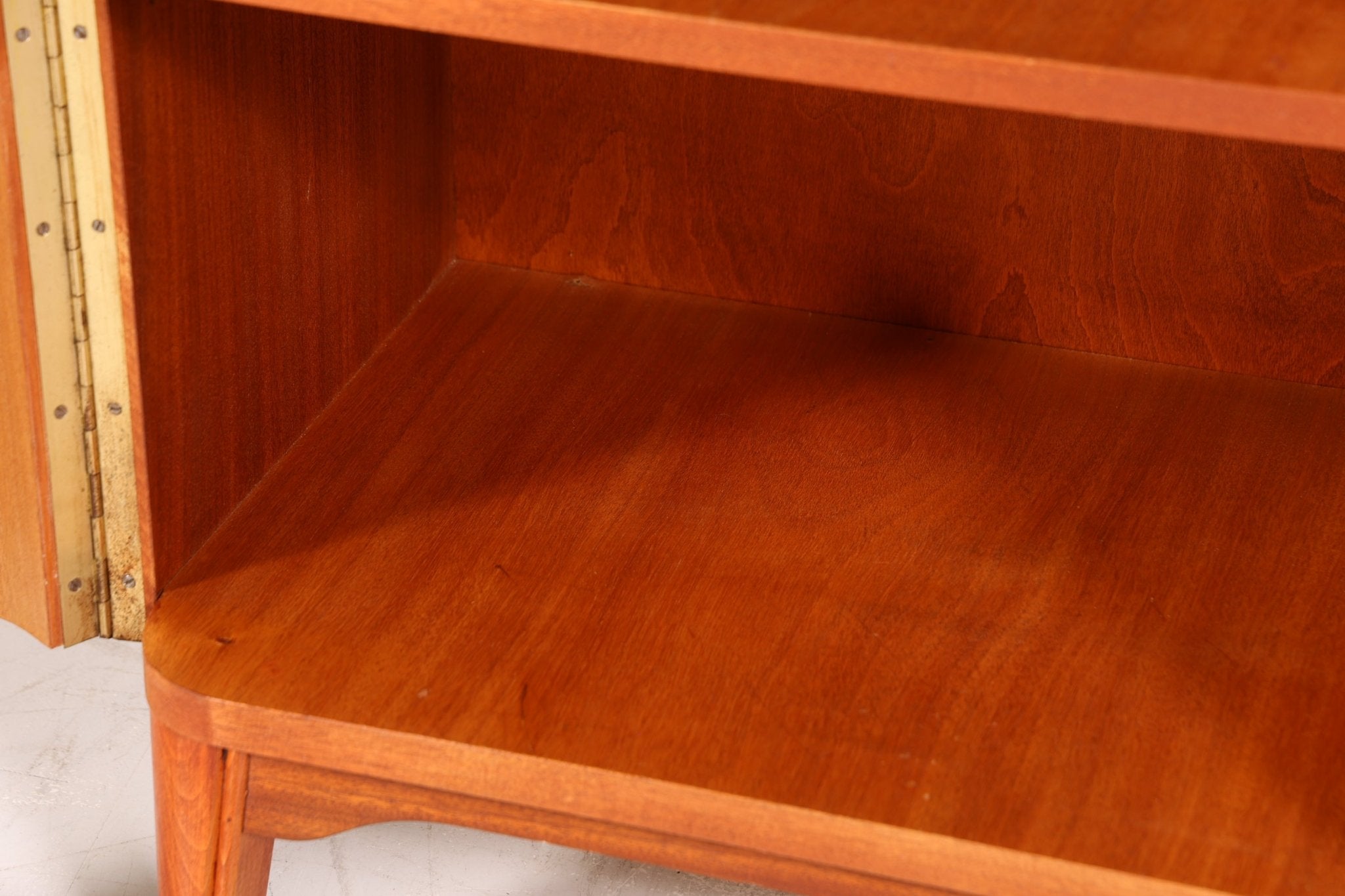 Wunderschöner Mid Century Schrank Retro Sekretär Bücherregal Vintage Highboard Holz Regal 60er Jahre