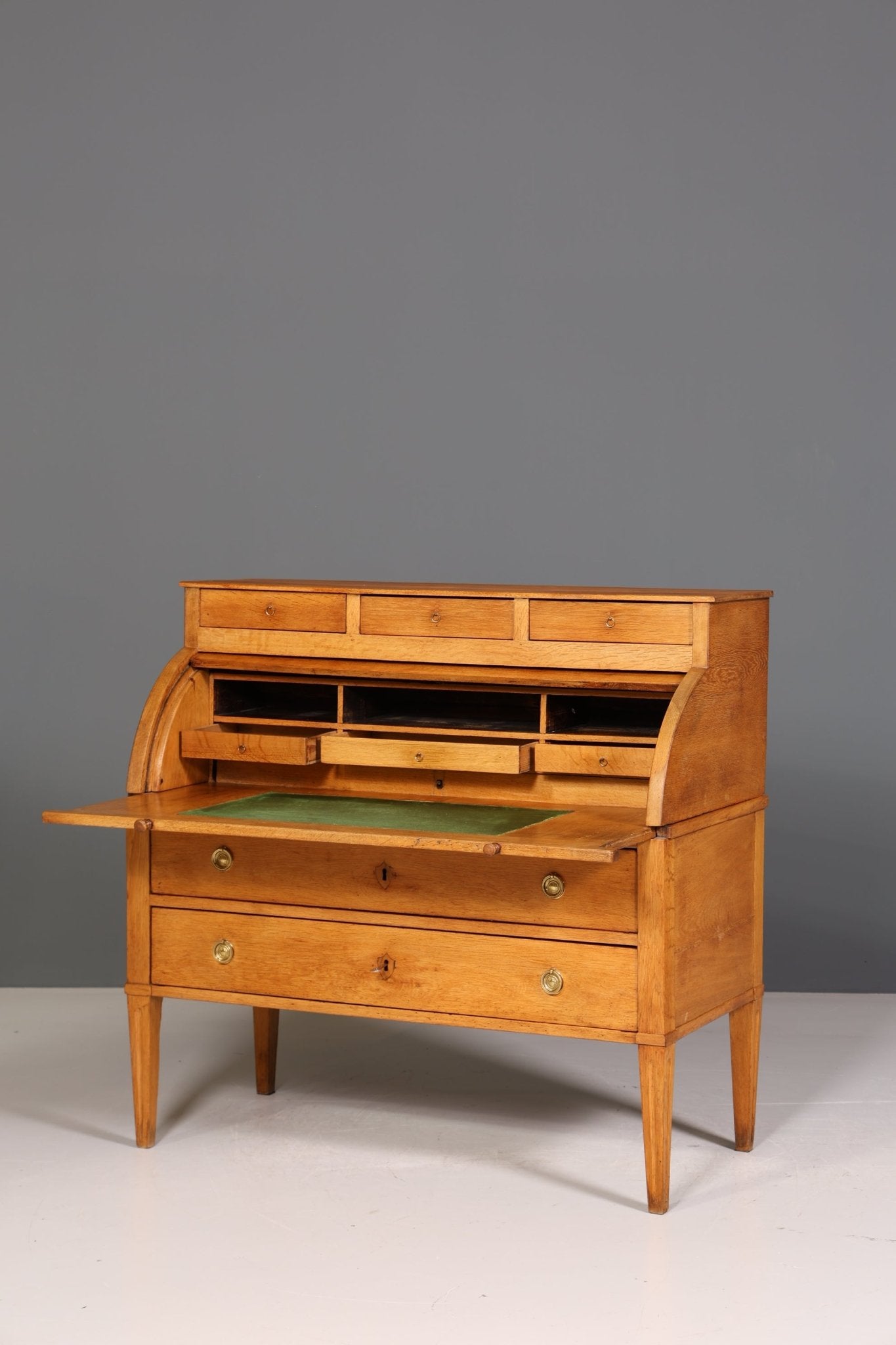 Wunderschöner Original Biedermeier Sekretär um 1860 Rollladensekretär Kommode Antik Bürokommode