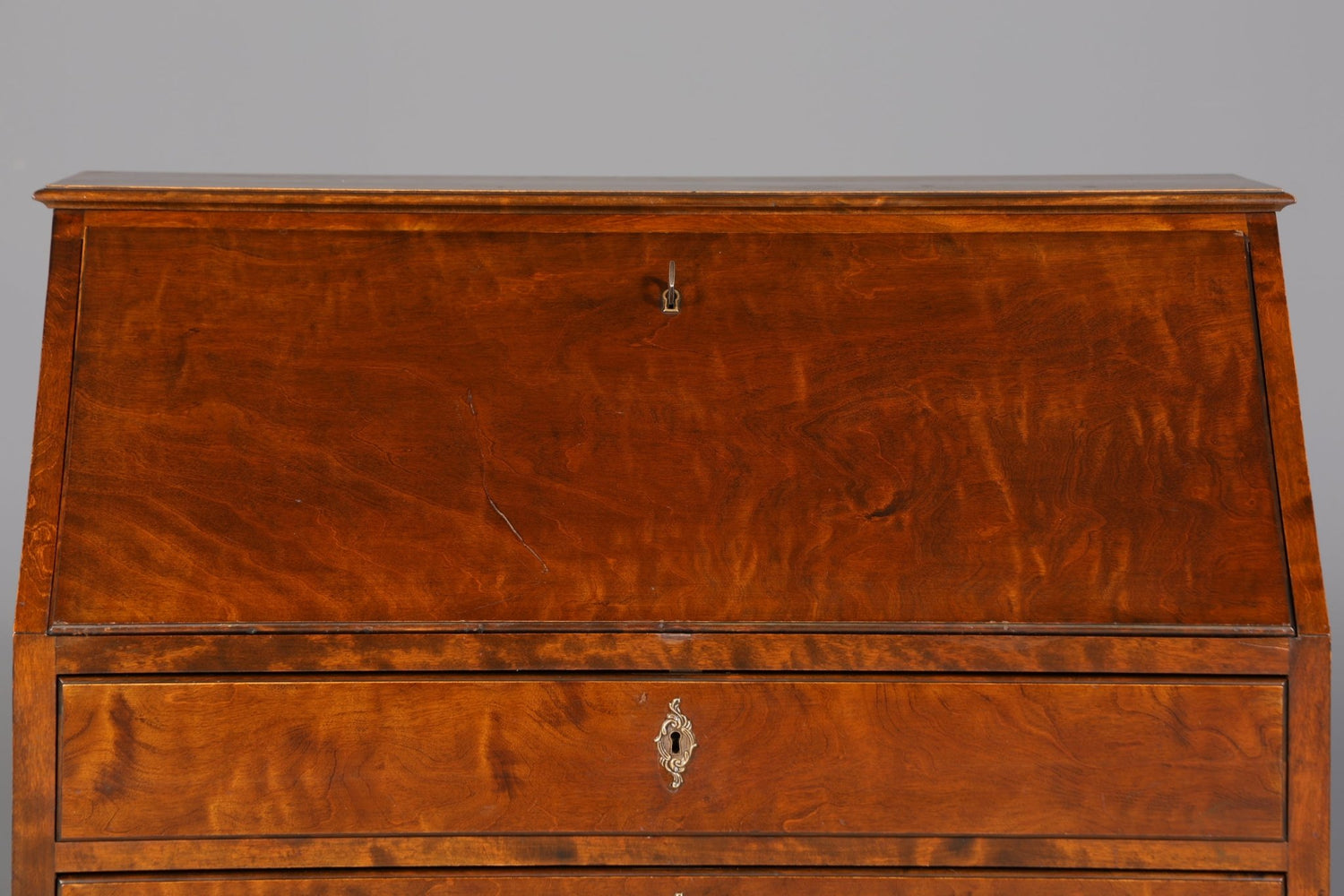 Beautiful secretary in Art Deco style antique around 1930 office chest of drawers writing chest