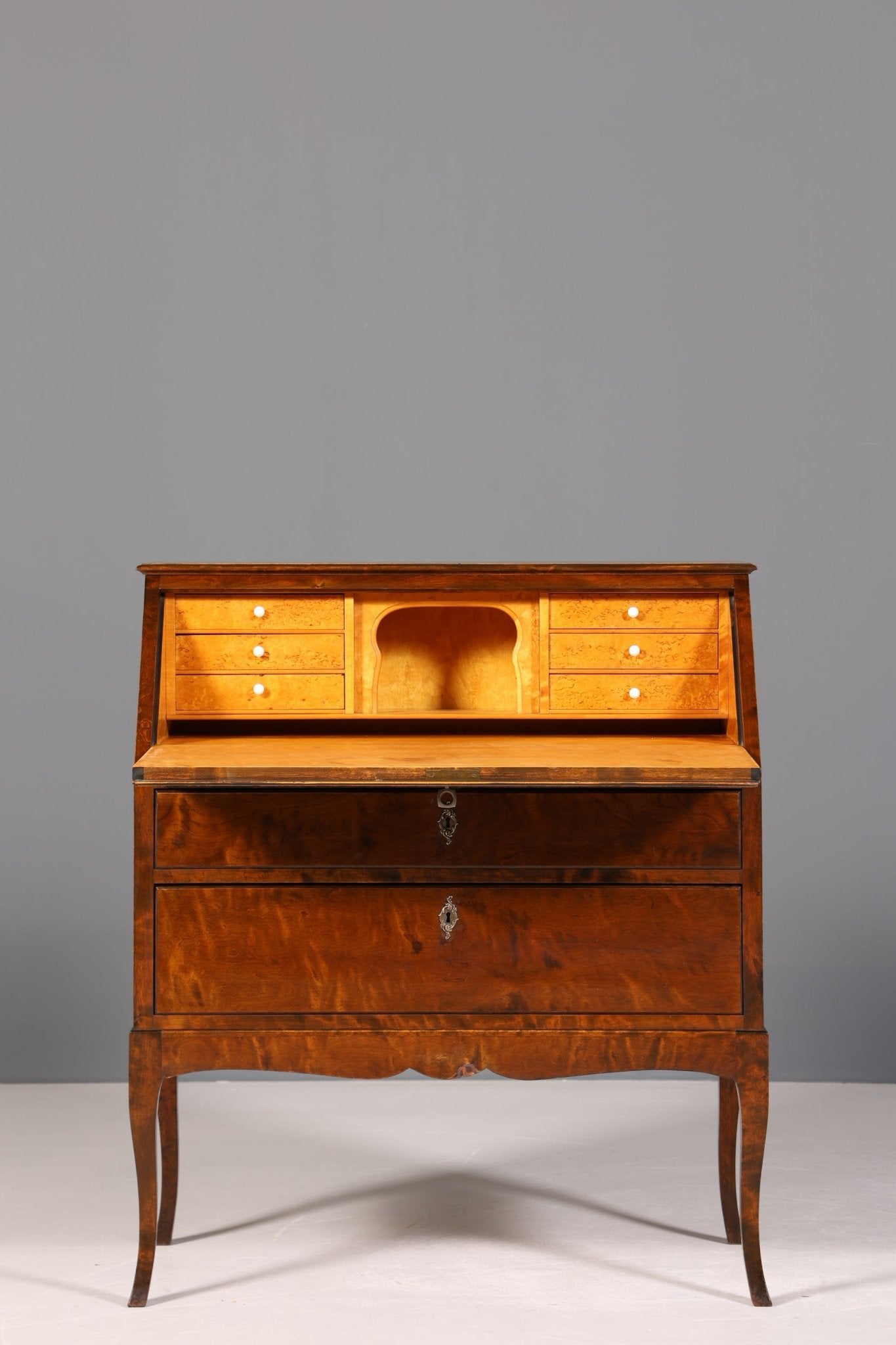 Beautiful secretary in Art Deco style antique around 1930 office chest of drawers writing chest