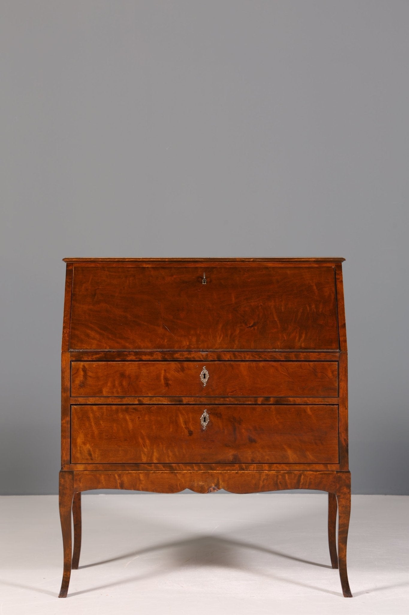 Beautiful secretary in Art Deco style antique around 1930 office chest of drawers writing chest